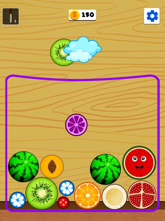Merge Fruit Fun Drop Game iPad  Screenshots