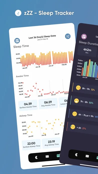 Tangkapan skrin zZZ - Sleep Tracker