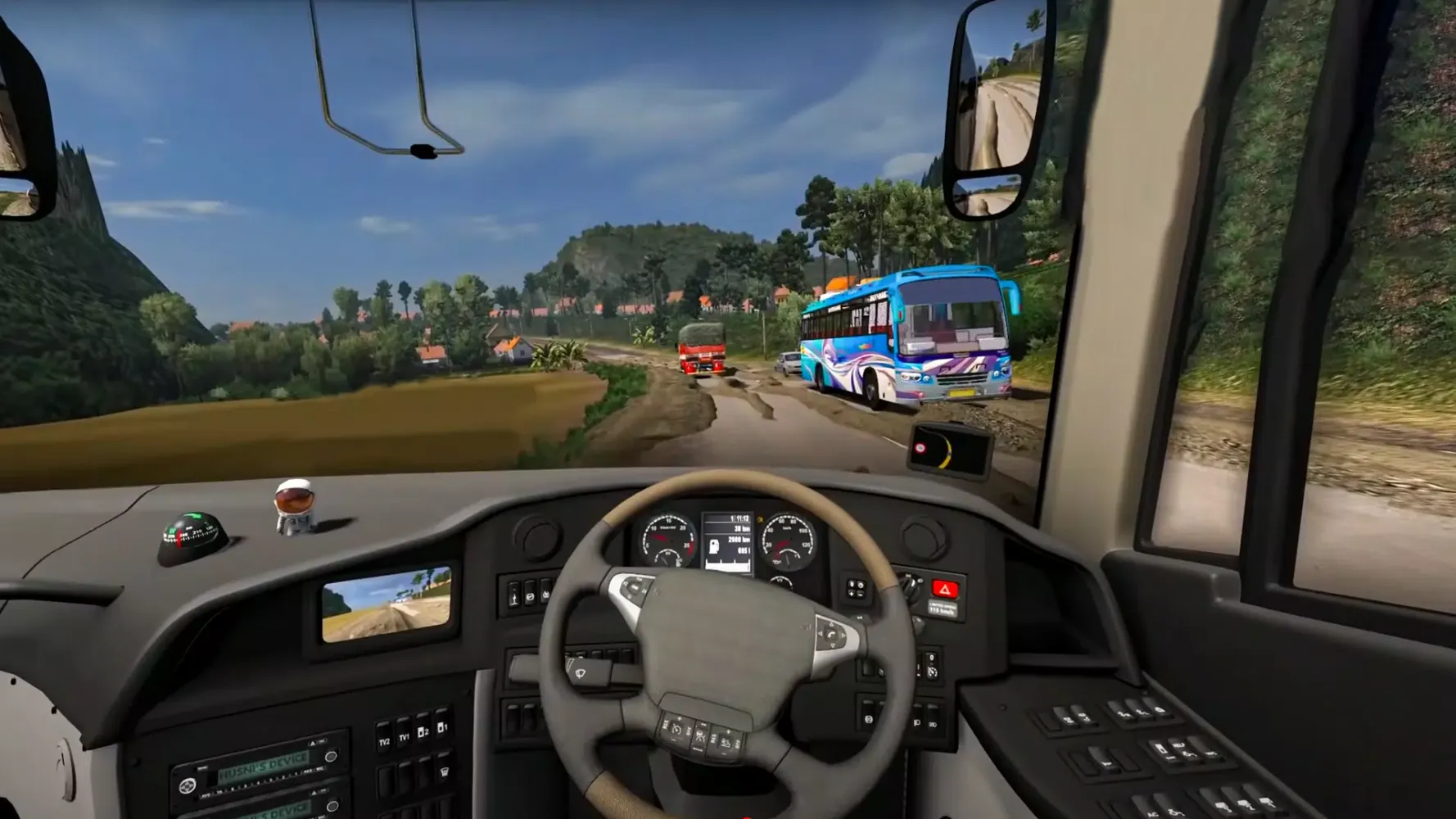 Offroad Bus Simulator 3D Game Ekran Görüntüleri