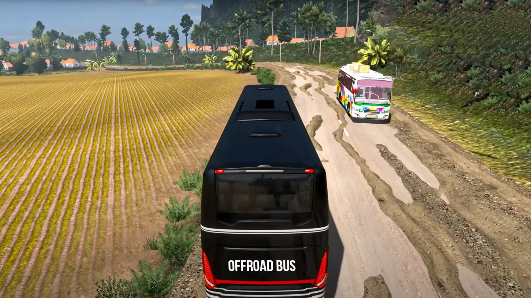 Offroad Bus Simulator 3D Game Ekran Görüntüleri