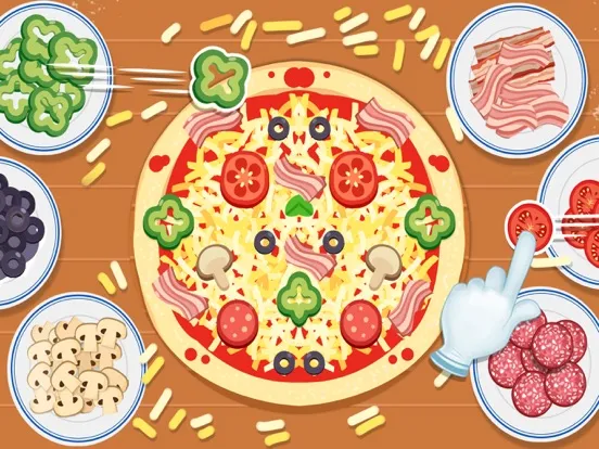Pizza Maker Food Cooking Games iPad 應用截圖