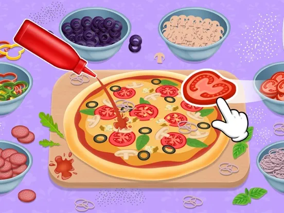 Pizza Maker Food Cooking Games iPad 應用截圖