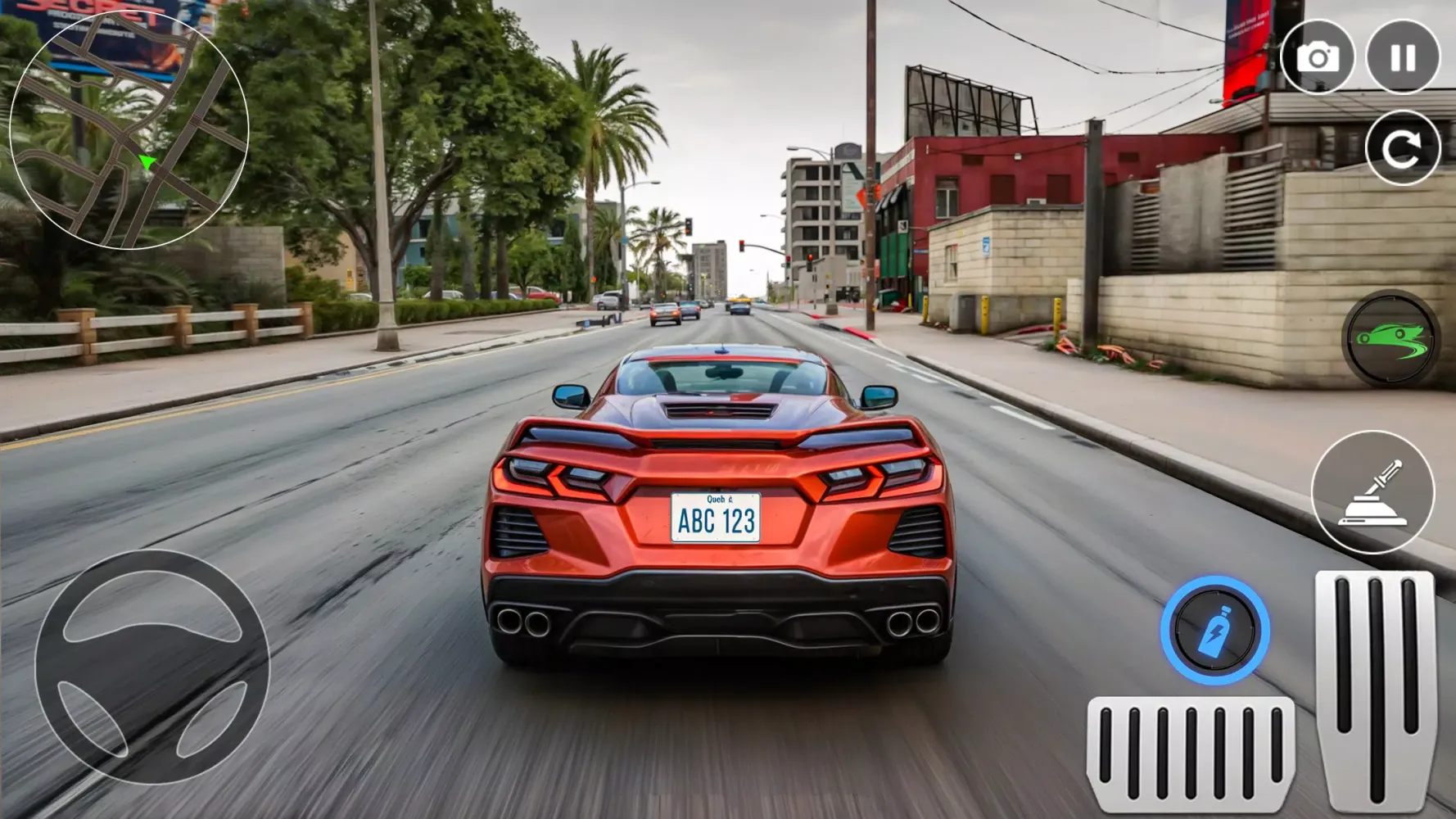 Tangkapan layar Real Car Driving Car Simulator