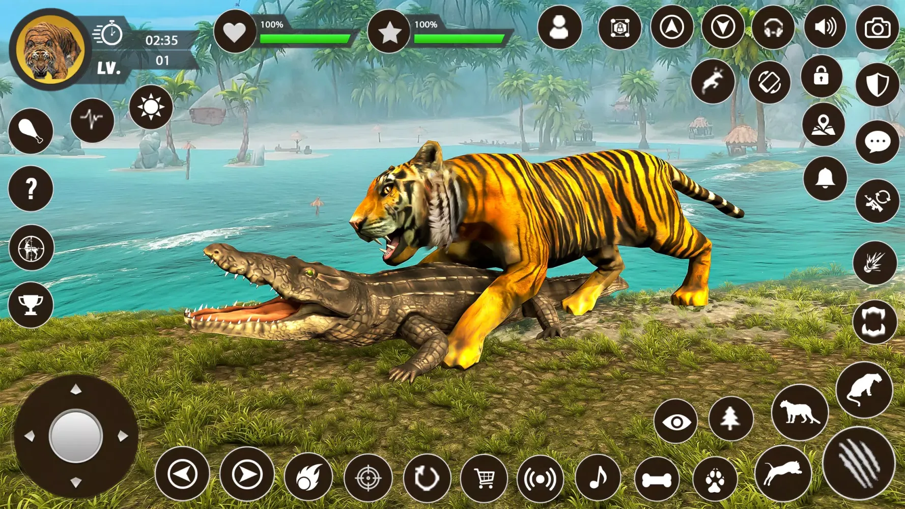 Capturas de tela do Wild Tiger Sim: Animal Games