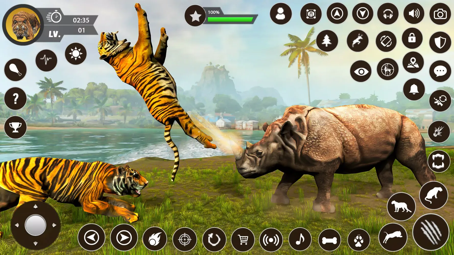 Capturas de tela do Wild Tiger Sim: Animal Games
