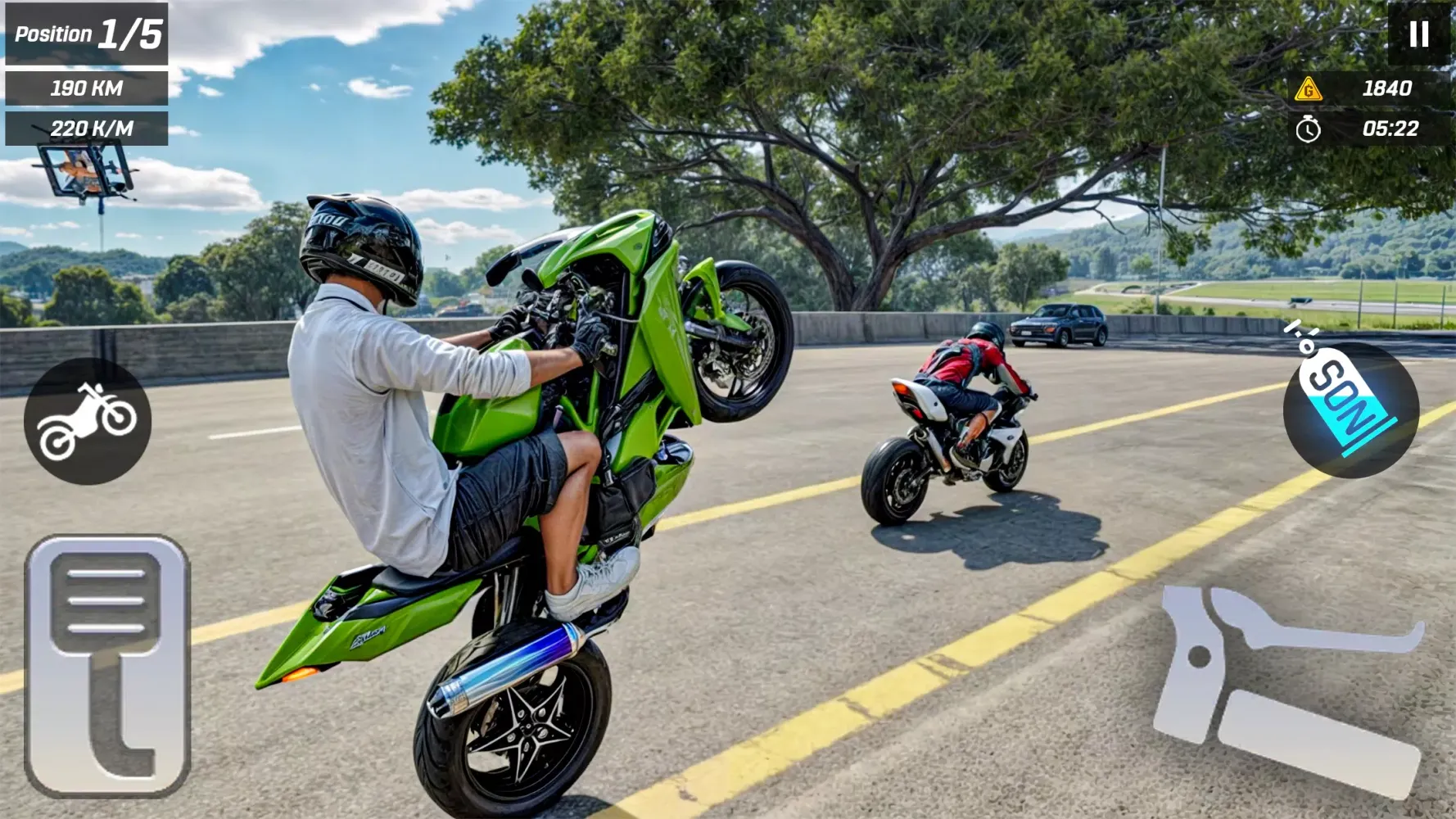Ảnh chụp màn hình của Traffic Bike Driving & Racing