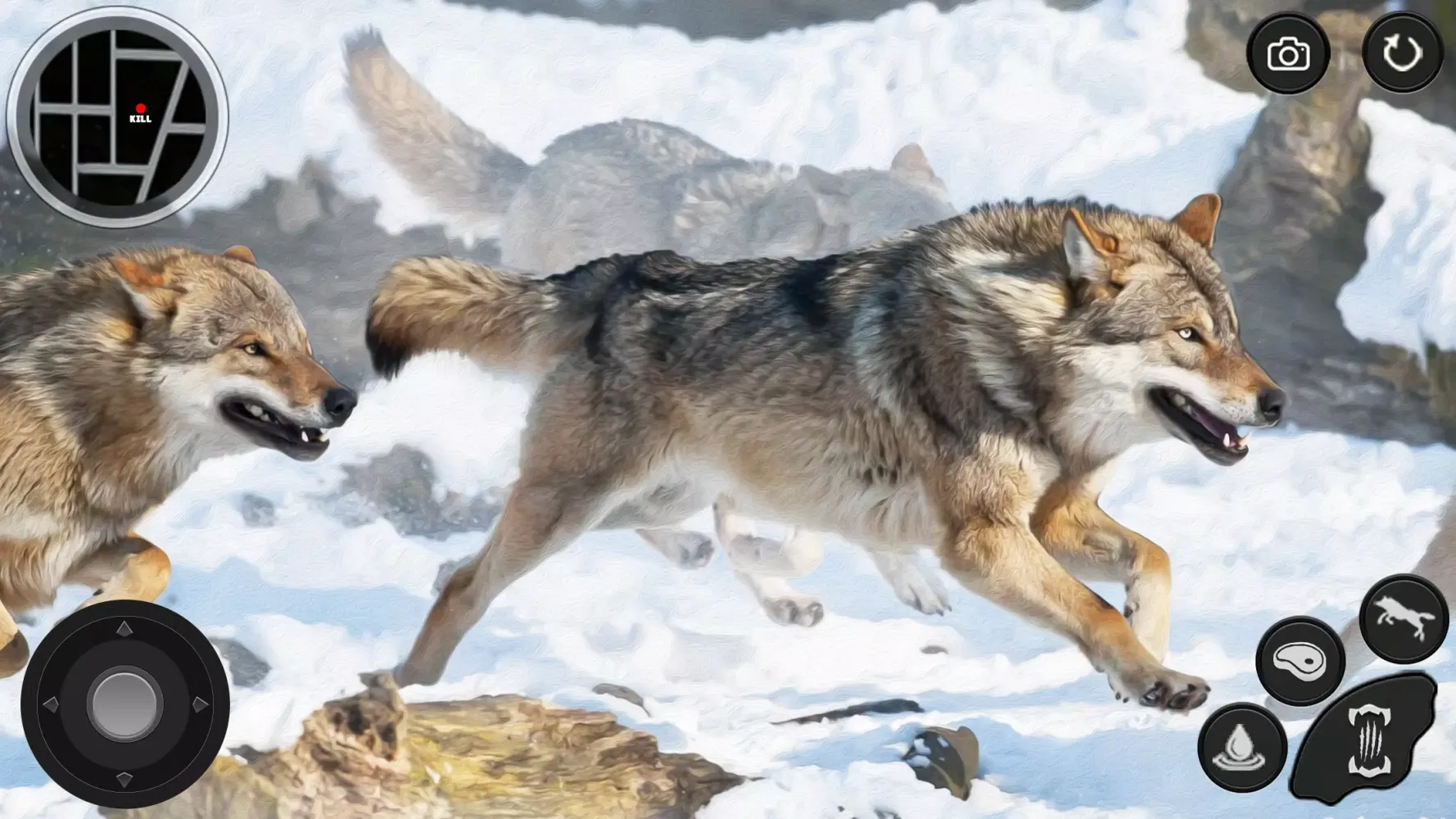 Wolf Simulator 3D Animal Games Screenshots