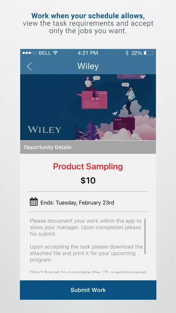 Wiley Task Tracker 스크린샷