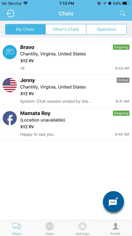 RVChat Mobile Chat स्क्रीनशॉट
