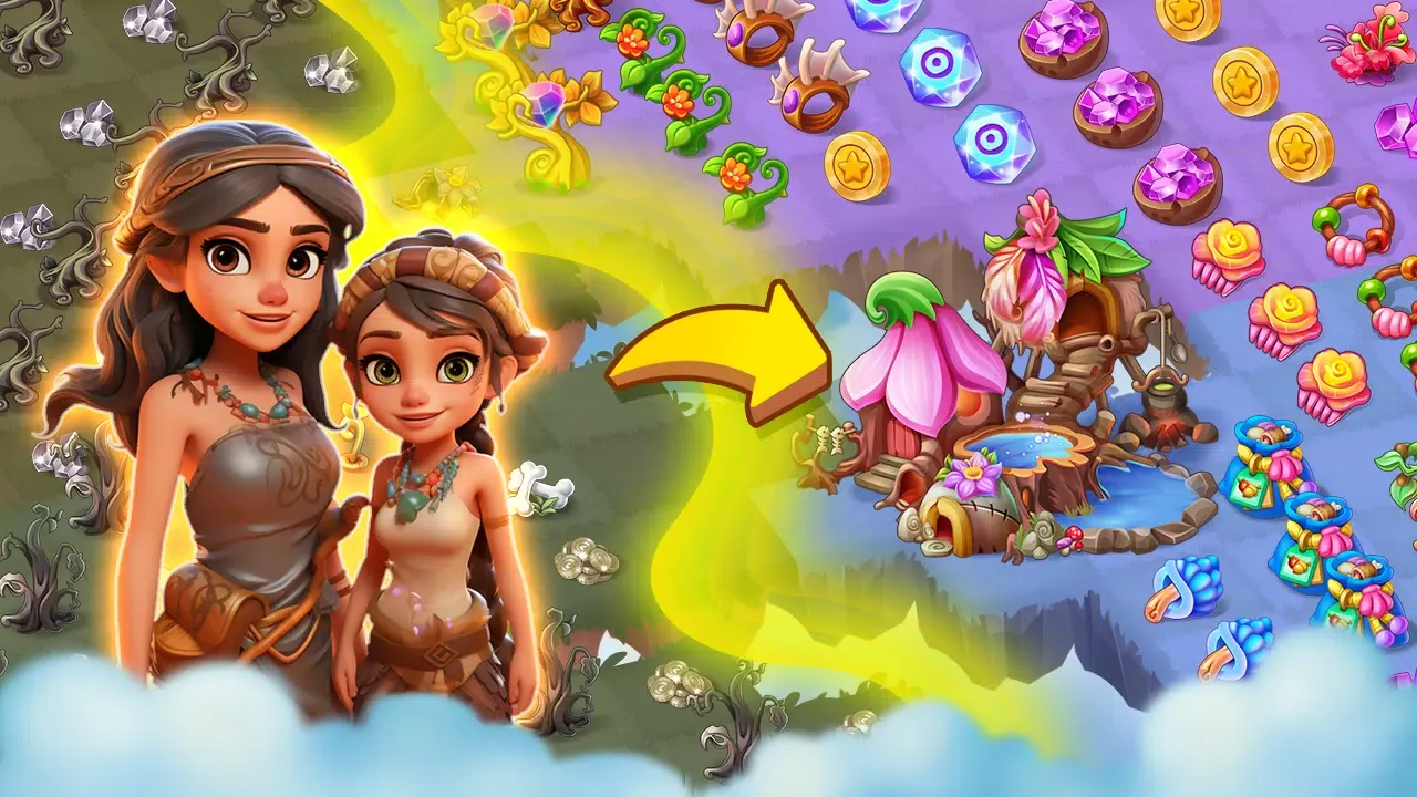 Capturas de pantalla de Mystery Merge Tribe Story