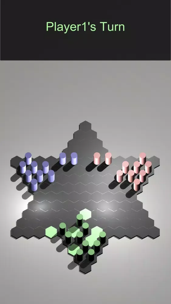 Capturas de tela do Chinese Checkers