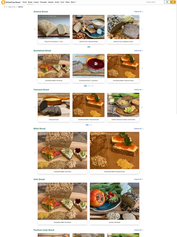 ภาพหน้าจอของ Gluten Free Bread iPad 