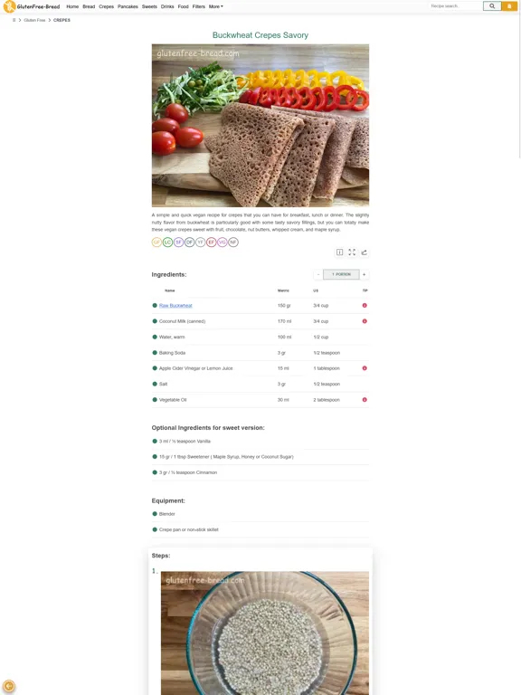 ภาพหน้าจอของ Gluten Free Bread iPad 