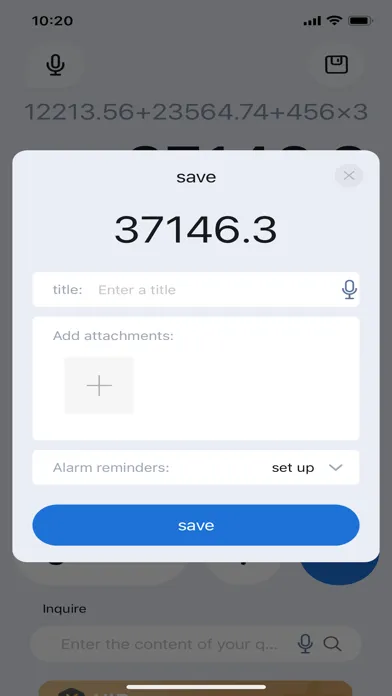 calculator plus app سکرین شاٹس