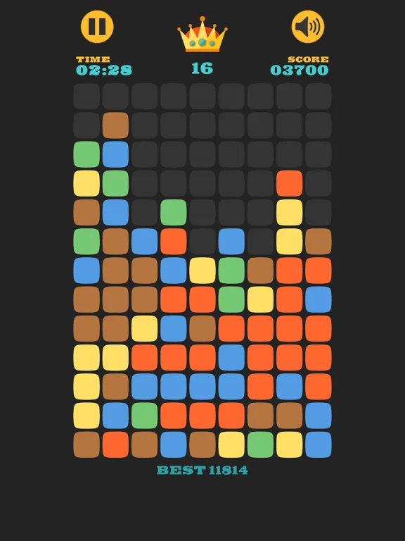 Clear The Blocks, Merge Colors iPad  Screenshots
