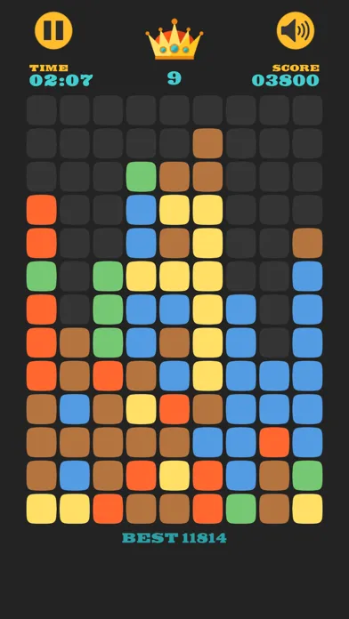 Clear The Blocks, Merge Colors Screenshots