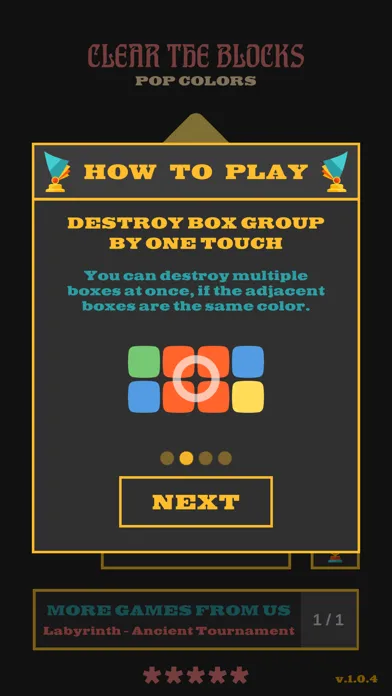 Clear The Blocks, Merge Colors Screenshots