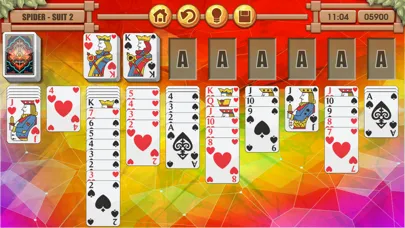 Spider Solitaire Hearts & Spades Patience应用截图