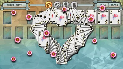 Spider Solitaire Hearts & Spades Patience应用截图