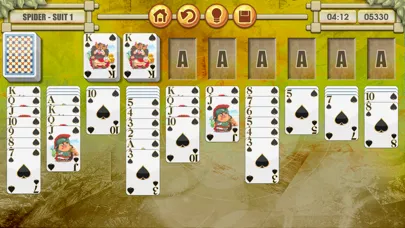 Spider Solitaire Hearts & Spades Patience应用截图