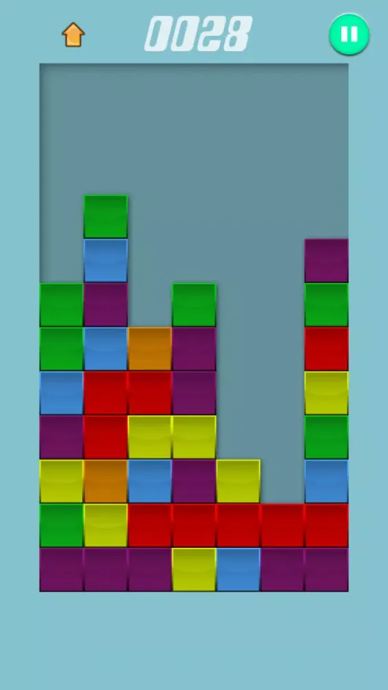 Ảnh chụp màn hình của BlocksDrop - Connect Target Square & Match Unique Colors