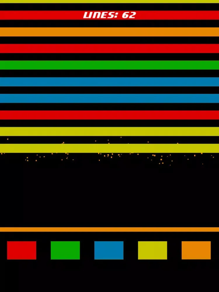 Tangkapan layar Color Line Crusher Mania HD Free - The Finger Speed Racer Test Game for iPhone & iPad iPad 