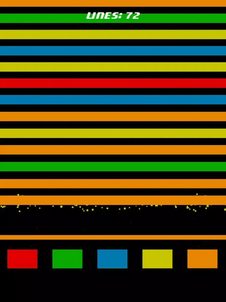 Tangkapan layar Color Line Crusher Mania HD Free - The Finger Speed Racer Test Game for iPhone & iPad iPad 