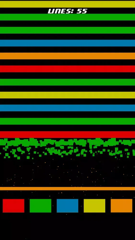 Tangkapan layar Color Line Crusher Mania HD Free - The Finger Speed Racer Test Game for iPhone & iPad
