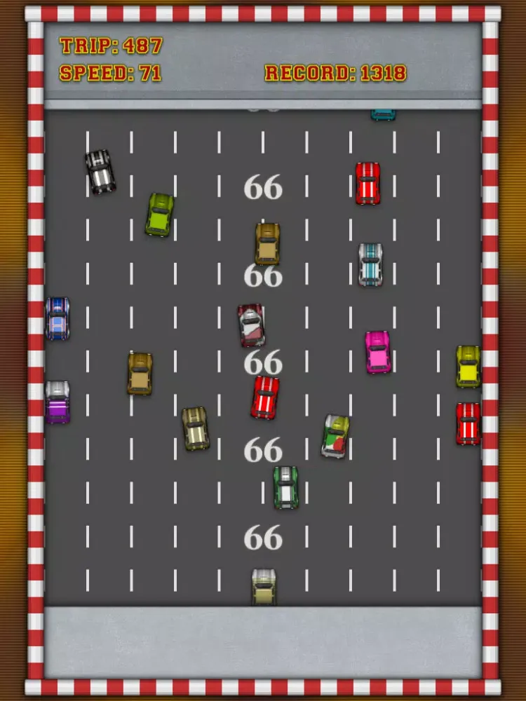 Highway Mini Car Traffic Racing HD Free - The Route 66 Road Trip to Asphalt City for iPad & iPhone iPad  스크린샷