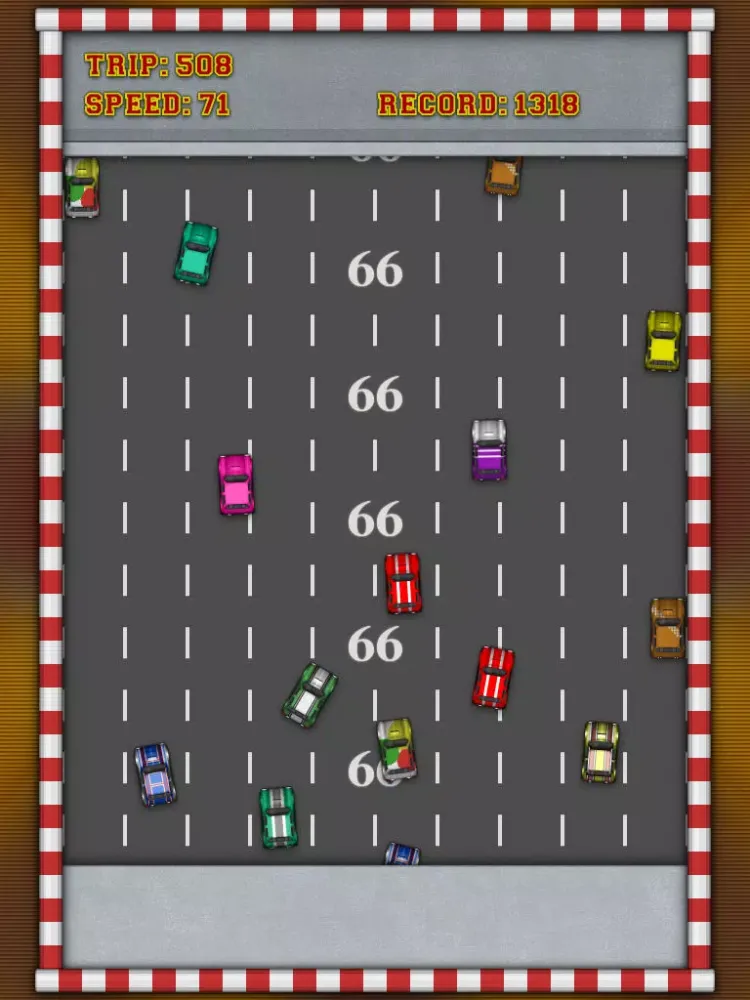 Highway Mini Car Traffic Racing HD Free - The Route 66 Road Trip to Asphalt City for iPad & iPhone iPad  스크린샷