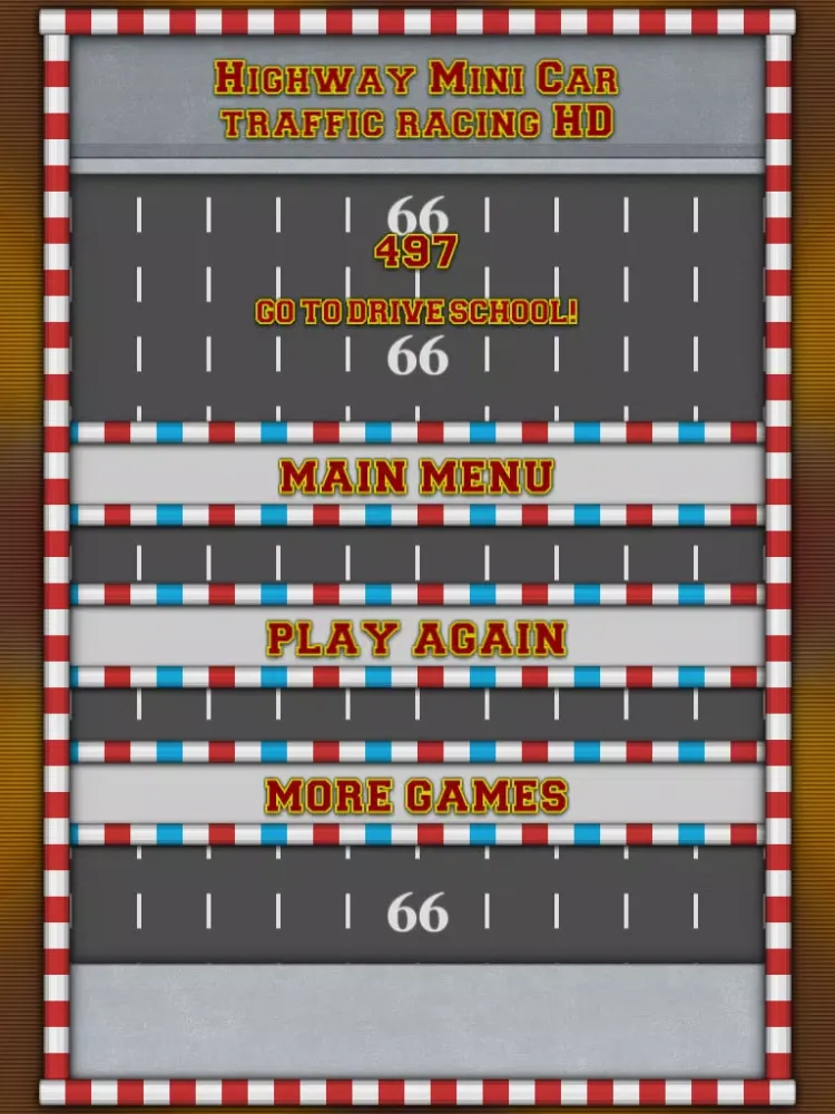 Highway Mini Car Traffic Racing HD Free - The Route 66 Road Trip to Asphalt City for iPad & iPhone iPad  스크린샷