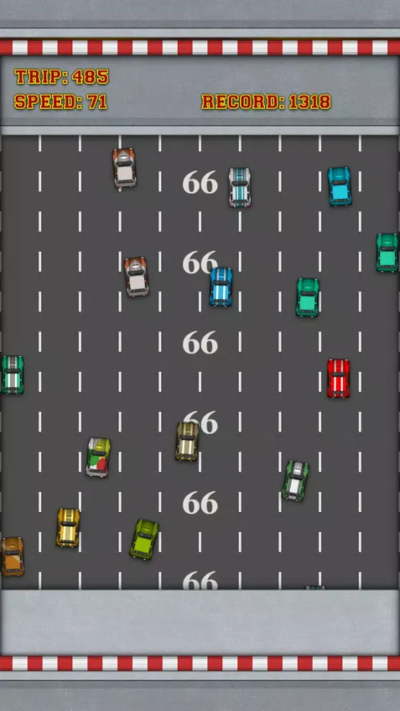 Highway Mini Car Traffic Racing HD Free - The Route 66 Road Trip to Asphalt City for iPad & iPhone 스크린샷