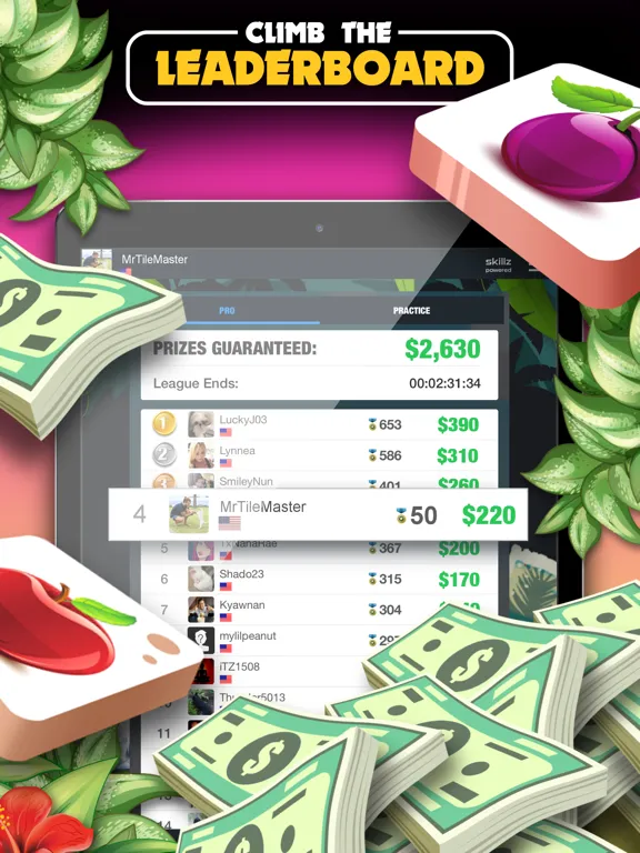 Mahjong Solitaire: Cash Master iPad  Screenshots