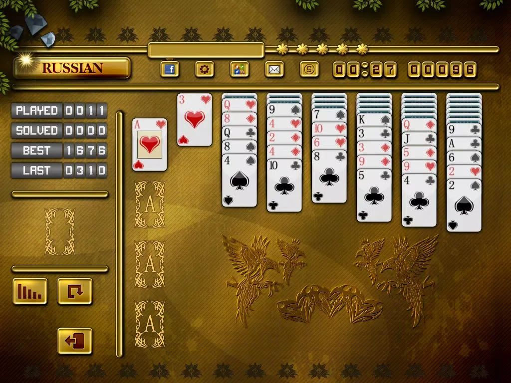 ACC Solitaire [ Russian ] HD Free - Classic Card Games for iPad & iPhone iPad  Screenshots