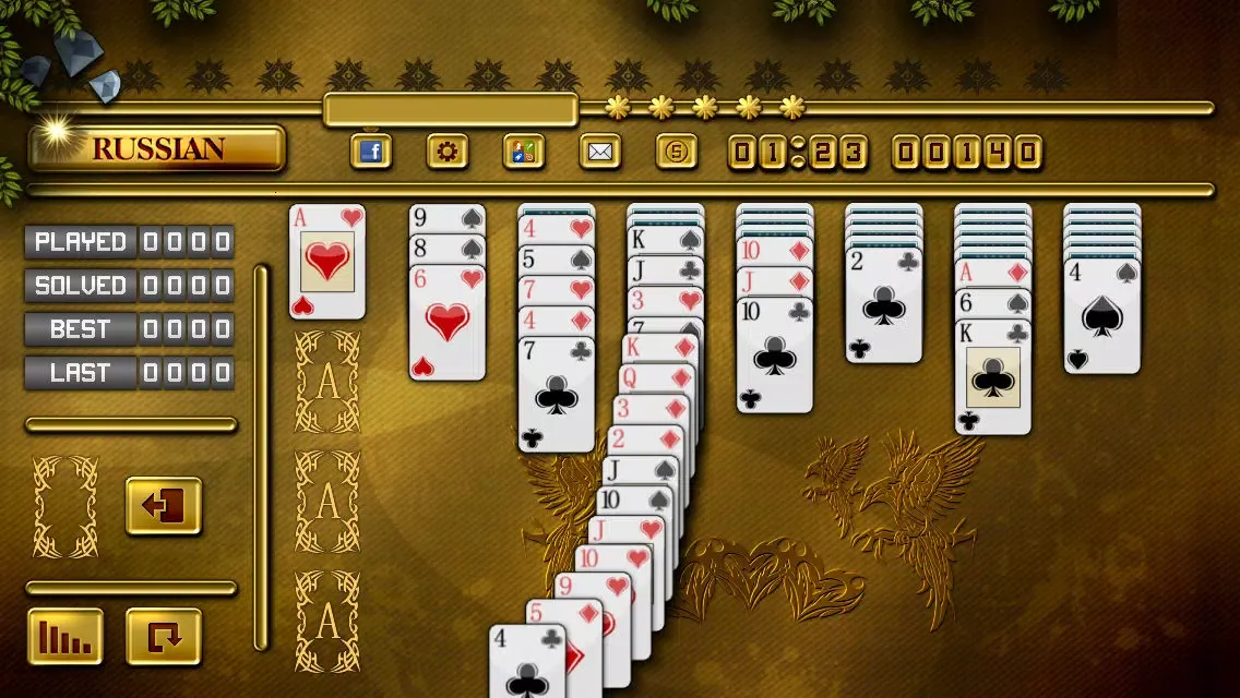 ACC Solitaire [ Russian ] HD Free - Classic Card Games for iPad & iPhone Screenshots