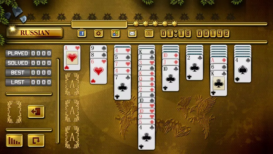 ACC Solitaire [ Russian ] HD Free - Classic Card Games for iPad & iPhone Screenshots
