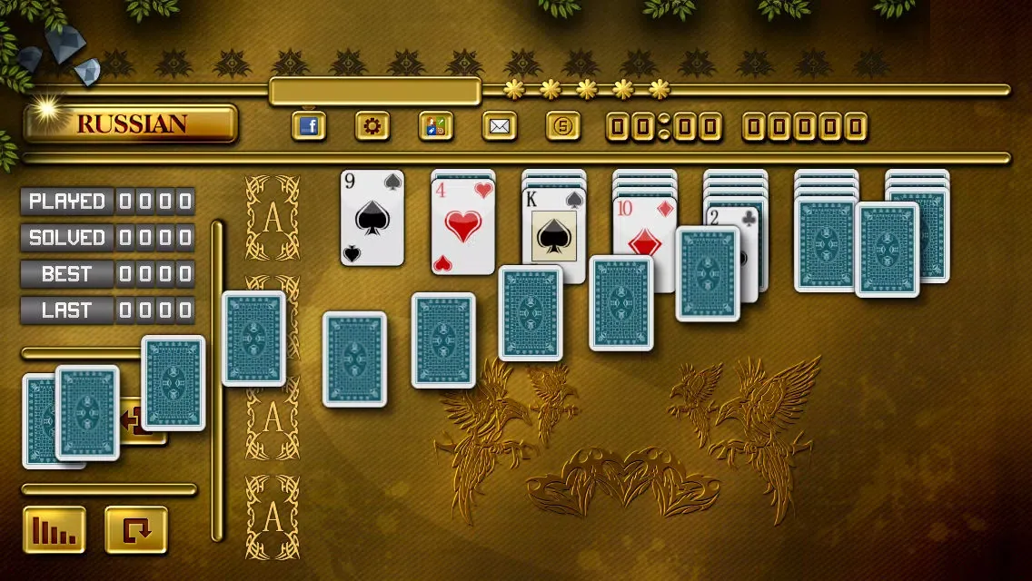 ACC Solitaire [ Russian ] HD Free - Classic Card Games for iPad & iPhone Screenshots