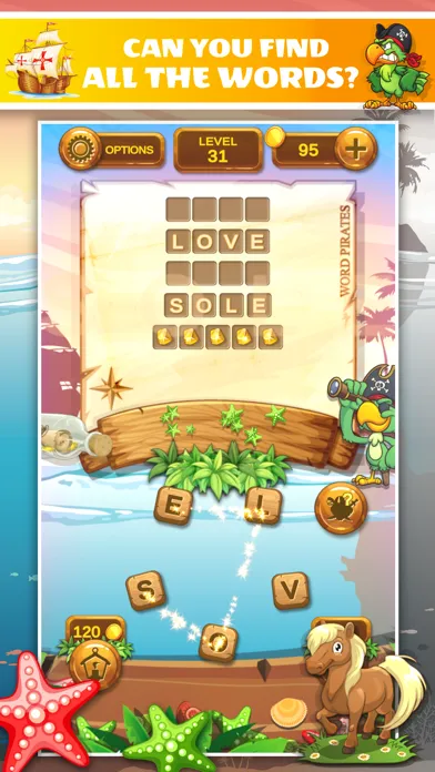 Word Pirates: Word Puzzle Game Screenshots