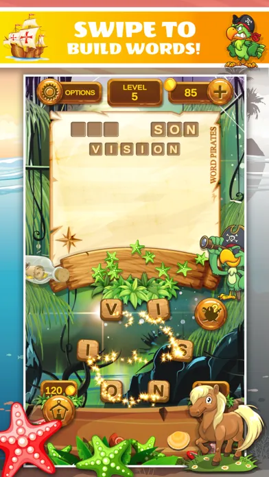 Word Pirates: Word Puzzle Game Screenshots