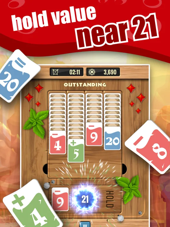 Zone 21 - Fast Math Solitaire iPad  Screenshots