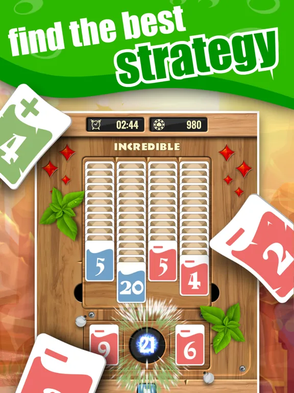 Zone 21 - Fast Math Solitaire iPad  Screenshots