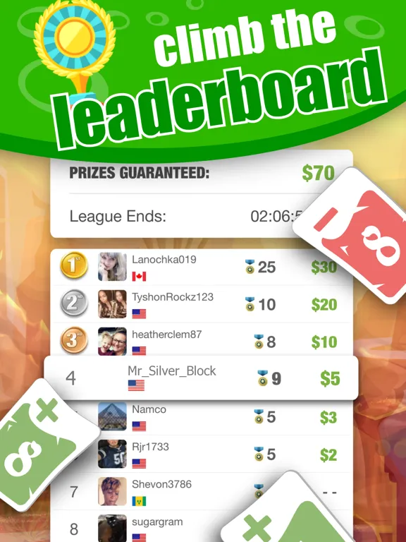 Zone 21 - Fast Math Solitaire iPad  Screenshots