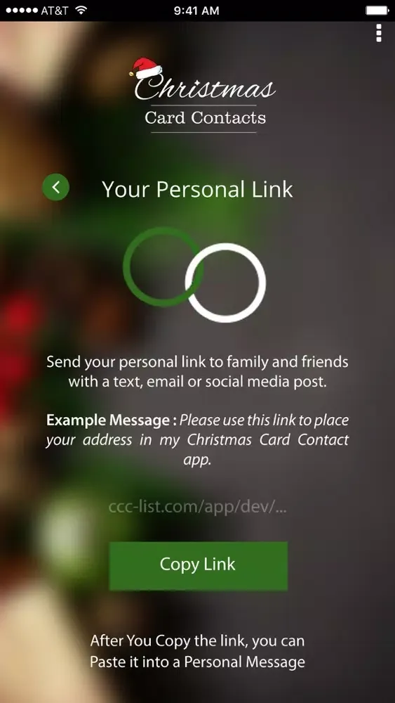 Christmas Card Contacts Screenshots