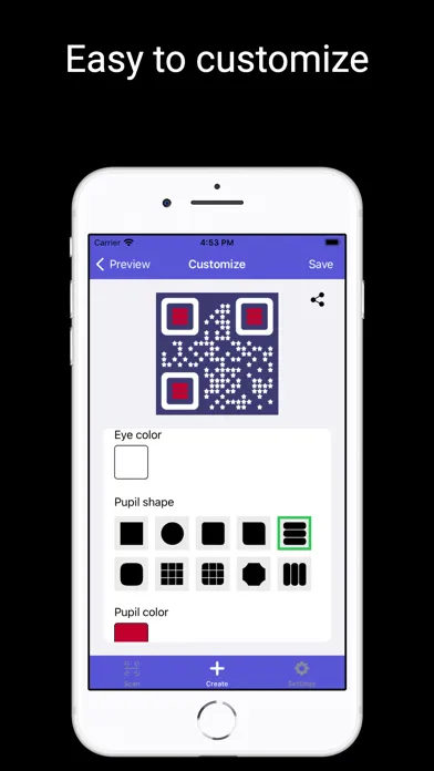 Custom QR - Scan and create应用截图