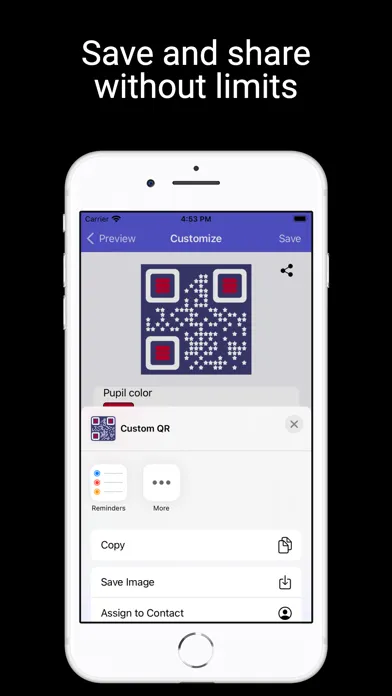Custom QR - Scan and create应用截图