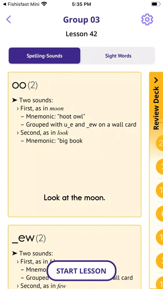 Zrzuty ekranu Card Deck App