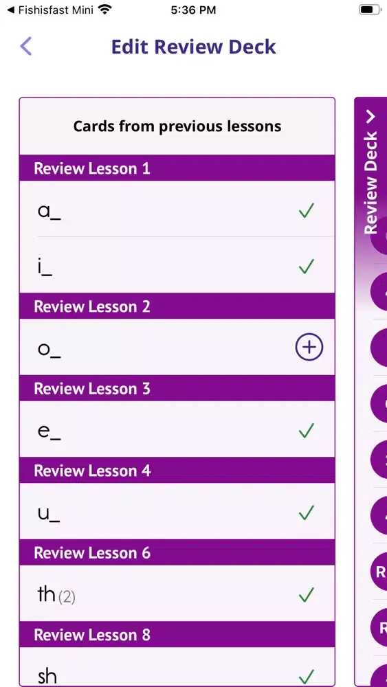 Zrzuty ekranu Card Deck App