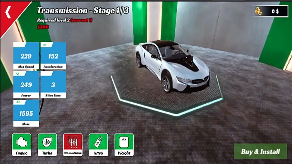ภาพหน้าจอของ Turbo Car Racing Sim-TCR
