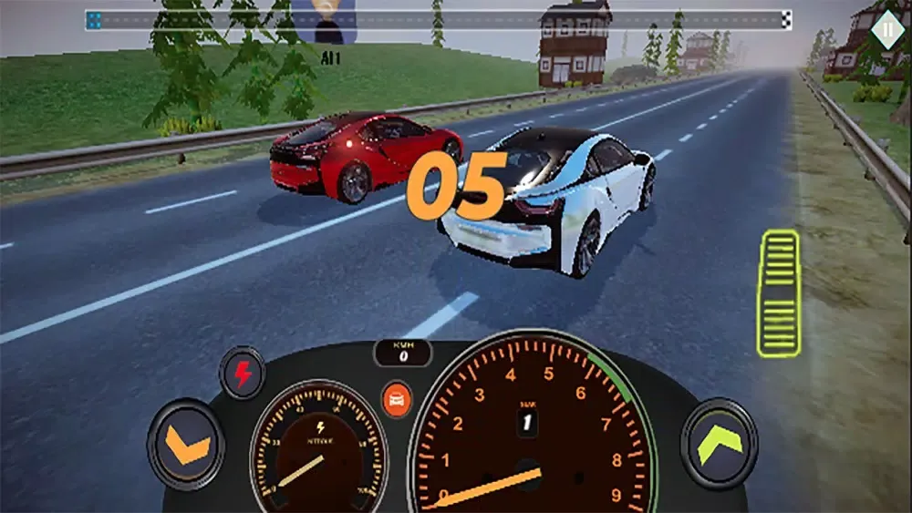 ภาพหน้าจอของ Turbo Car Racing Sim-TCR