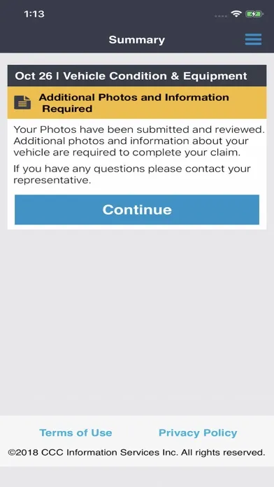 CCC Mobile™ - Quick Estimate Screenshots